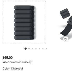 Bala band Bangles - Charcoal grey - LIKE NEW